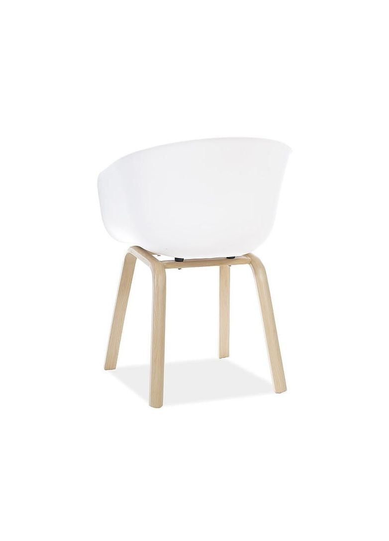 Стілець EGO дуб метал каркас/білий EGOBUB Signal (372178198)