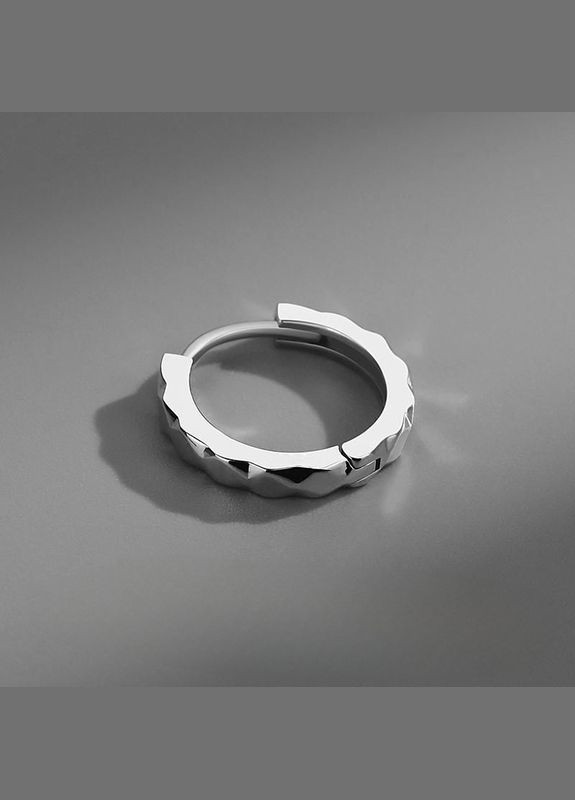 Сережка-кільце срібляста No Brand (328088445)