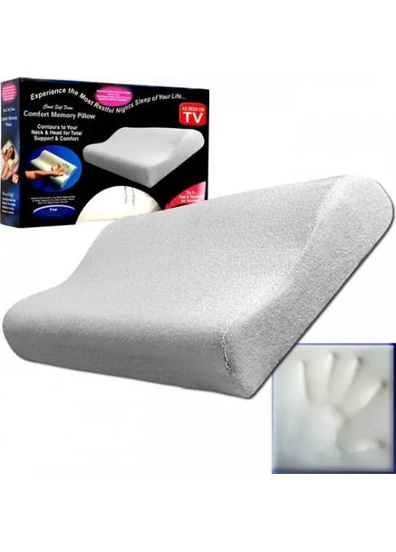 Ортопедична подушка з пам'яттю Memory Pillow анатомічна подушка з ефектом пам'яті Digital (379899054)