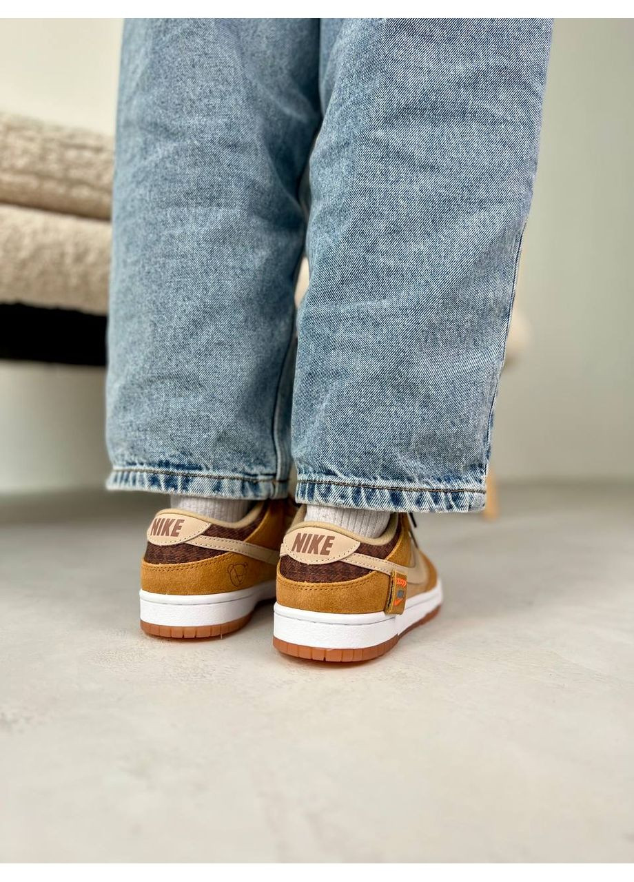 Комбіновані Осінні кросівки чоловічі nike dunk low teddy bear найк сб данк No Brand