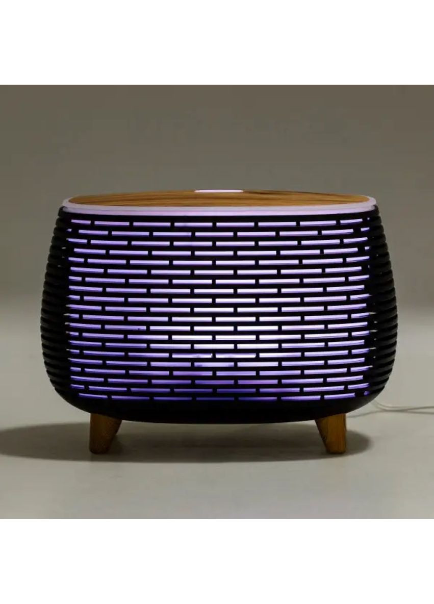 Зволожувач повітря 400 мл Чорний аромадифузор для дому та офісу ProDobro (364190649)