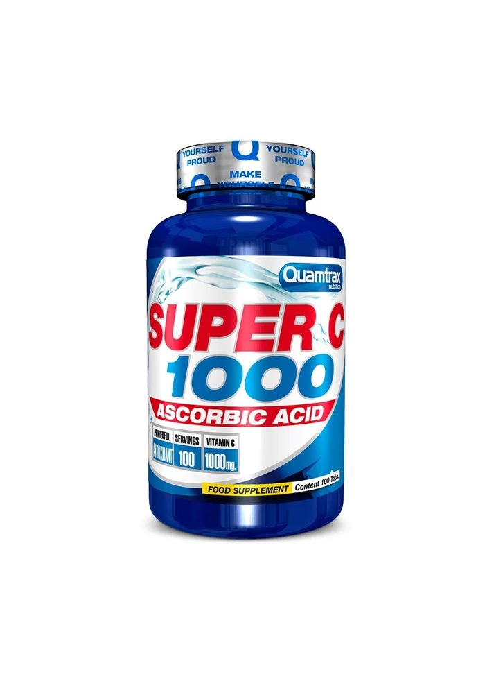 Вітаміни та мінерали Super Vitamin C, 100 таблеток Quamtrax (333974713)