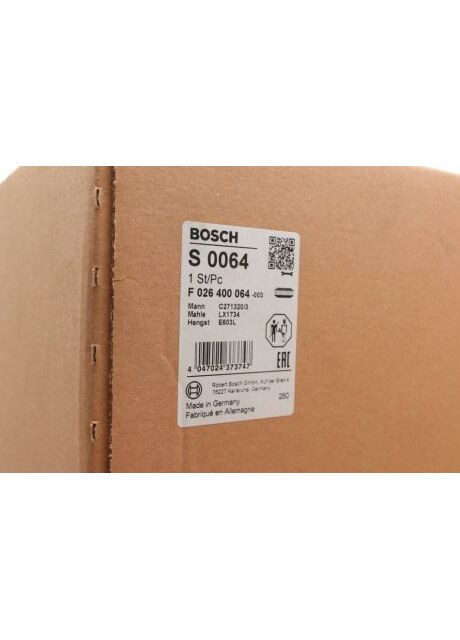 Фільтр повітряний MB ACTROS,AXOR (TRUCK) (вир-во ) F 026 400 064 Bosch (366125766)