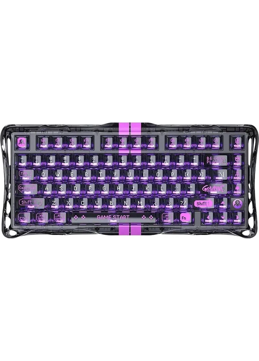 Клавиатура Mercury V75 Lite Transparent Black (GSV75LITE_XTAL_BLK) [168431] GravaStar (400987162)
