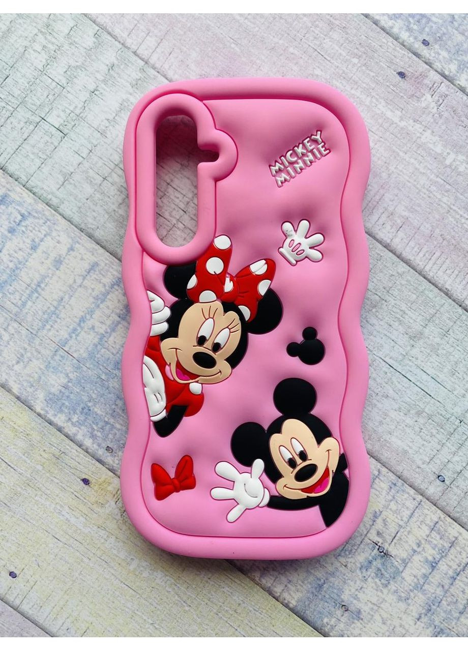 Чехол силиконовый 3D Case для Samsung Galaxy A35 (A356) Микки Маус и Минни Creative (360662117)