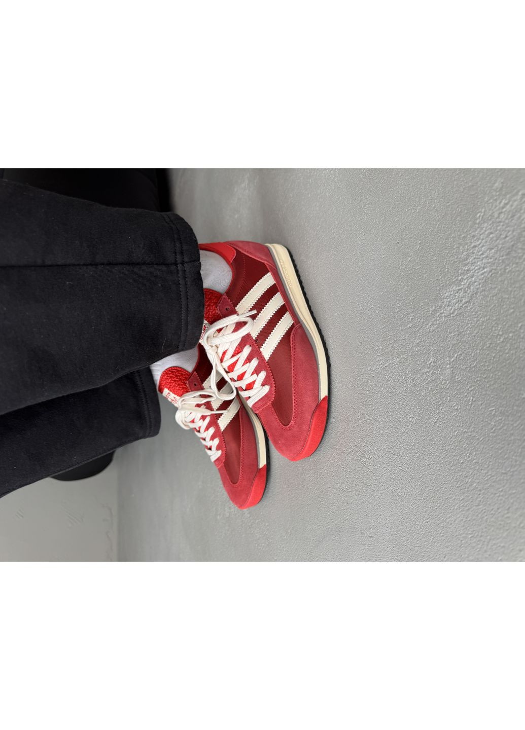 Комбіновані Осінні кросівки чоловічі adidas sl 72 red адідас сл 72 No Brand