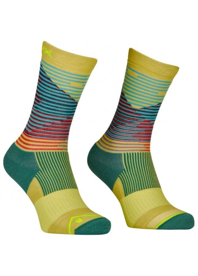 Термоноски женские All Mountain Mid Socks Womens Голубой-Зеленый Ortovox (278272200)