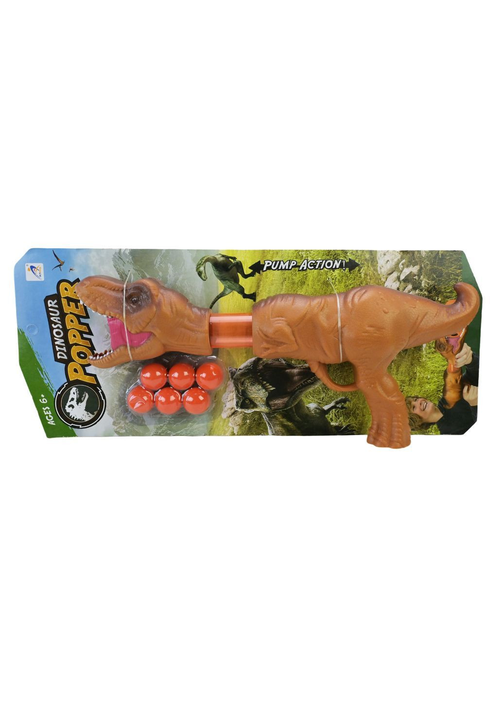 Помповий іграшковий рушниця динозавра, стріляє кульками, в асортименті - No Brand AX1031A-1 (371928595)