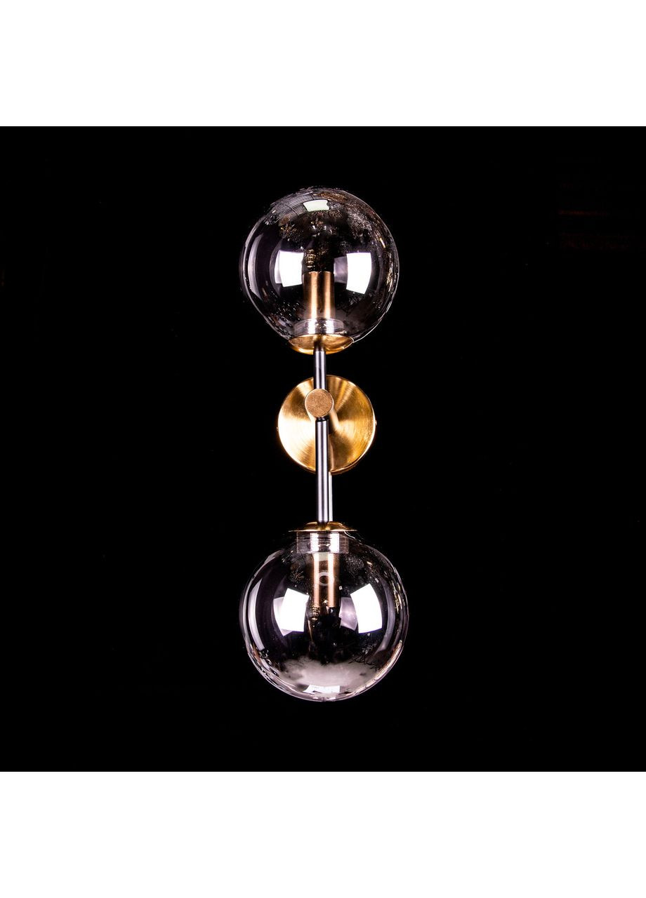 Бра на две лампочки 2900/2W/BK+copper No Brand (352230357)