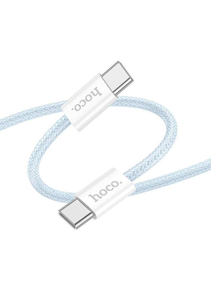 Кабель USB X104 Source 60W Type-C to Type-C 1m Білий Hoco (317631357)