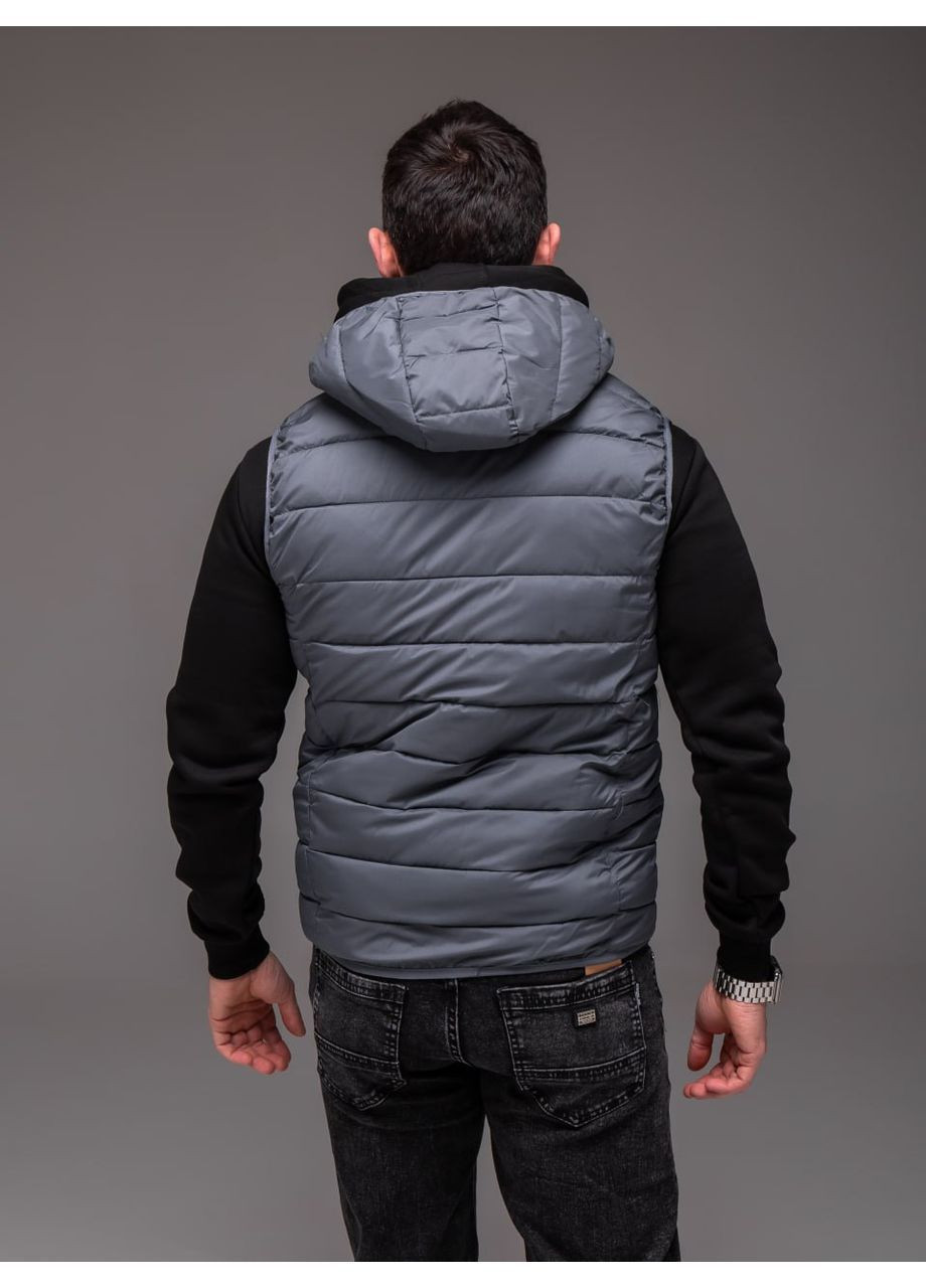 Чоловічий утеплений жилет зі знімним капюшоном Vakko (368833466)