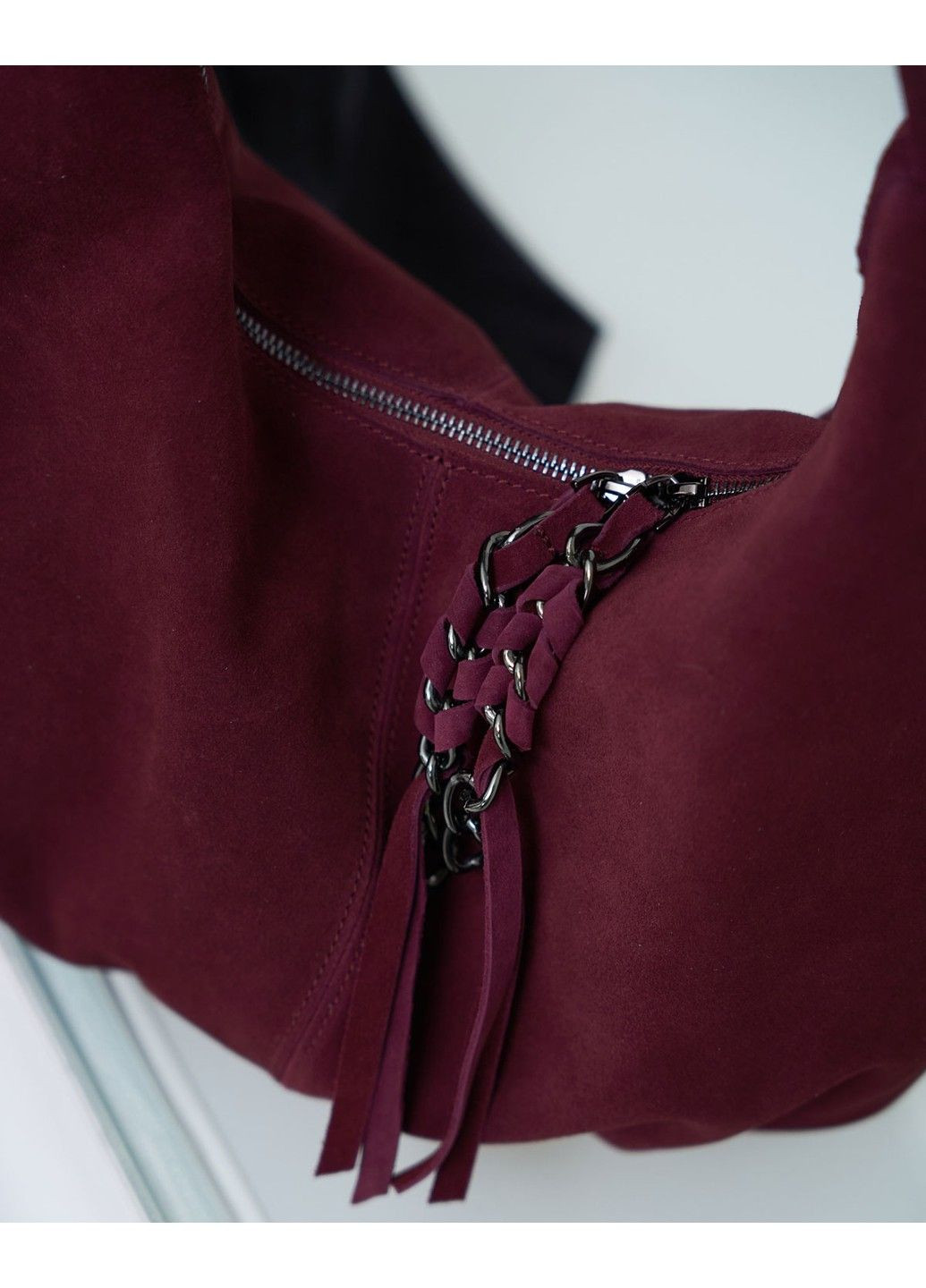 Сумка женская кожаная «Монга» бургунди WeLassie (315688346)