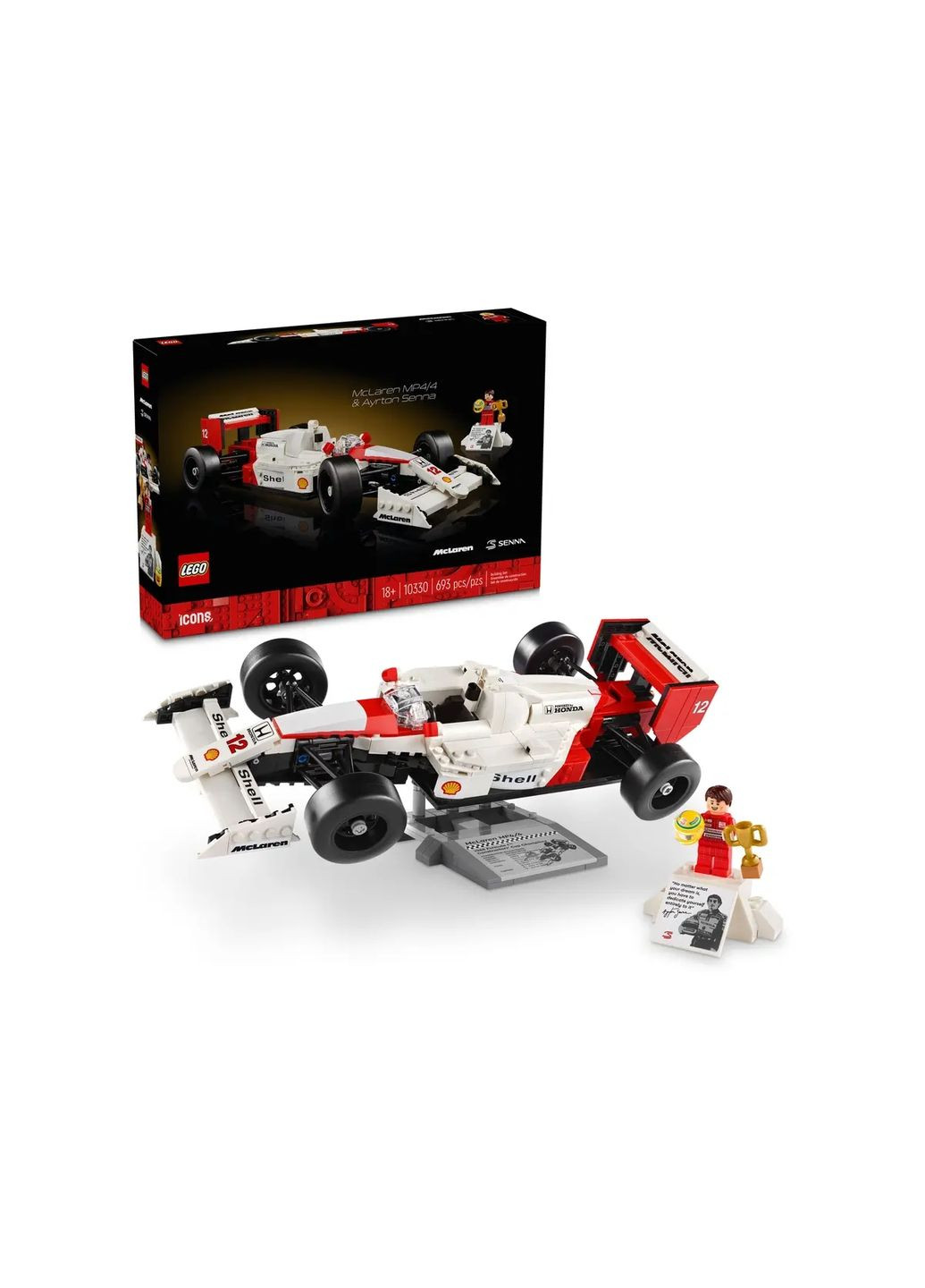 Конструктор McLaren MP4/4 і Айртон Сенна (10330) Lego (324110492)