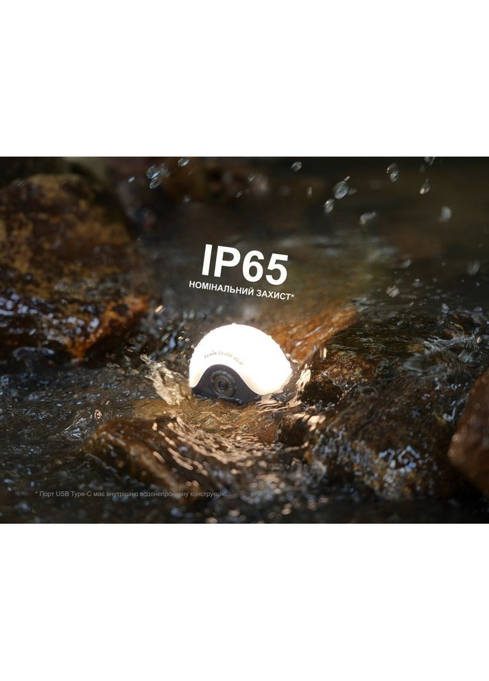 Фонарь кемпинговый CL20R V.2.0, черный Fenix (370673082)