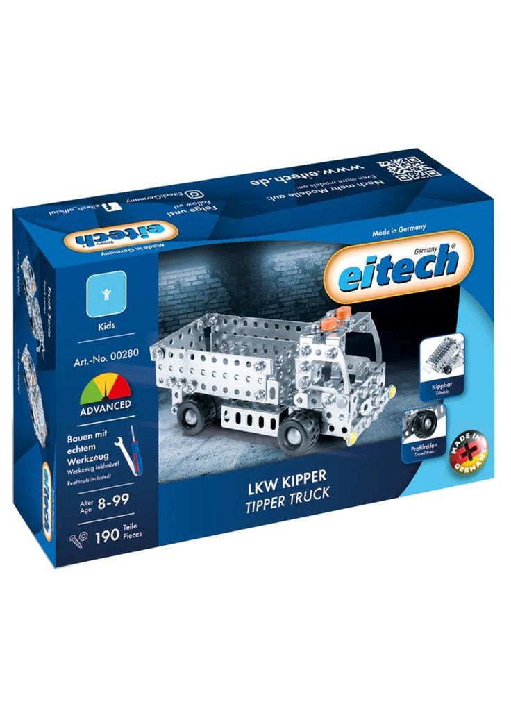 Конструктор Грузовик самосвал (m380106) Eitech Вантажівка самоскид (370600551)