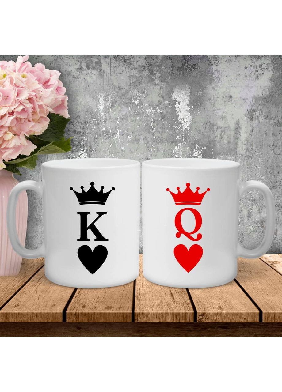 Парні чашки з принтом - K\Q! Hand Made (367583441)