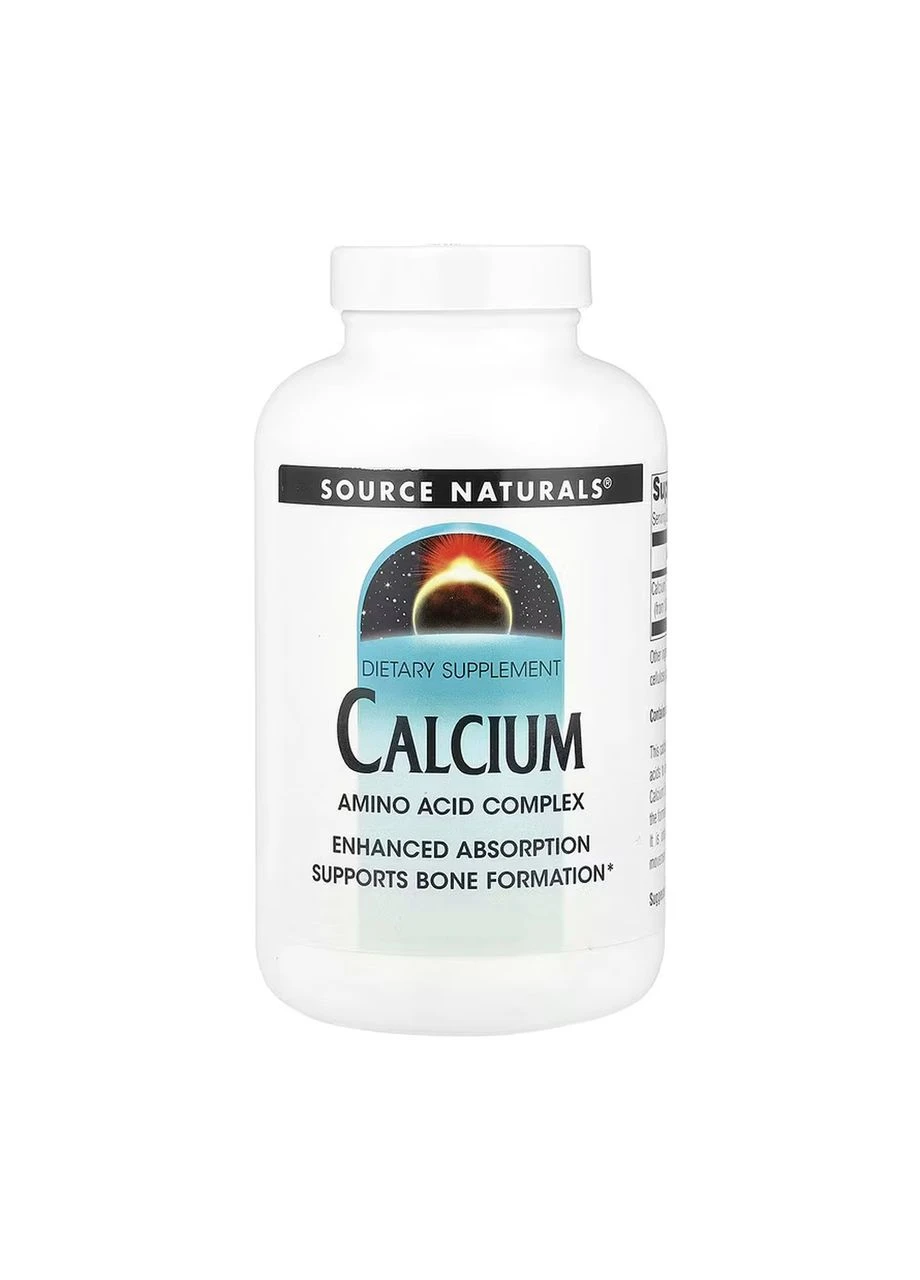 Calcium 200 mg - 100 tabs Source Naturals (369400630)