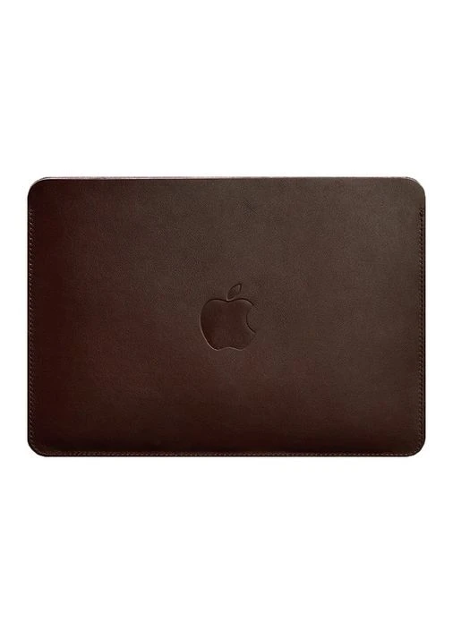 Чехол для MacBook 13 дюймов из натуральной кожи, защищает от потертостей и царапин, бордовый(BB_30003380) No Brand (385419570)