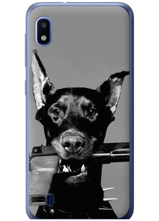 Силіконовий чохол 'Доберман' для Endorphone Samsung Galaxy A10 2019 A105F (282619418)