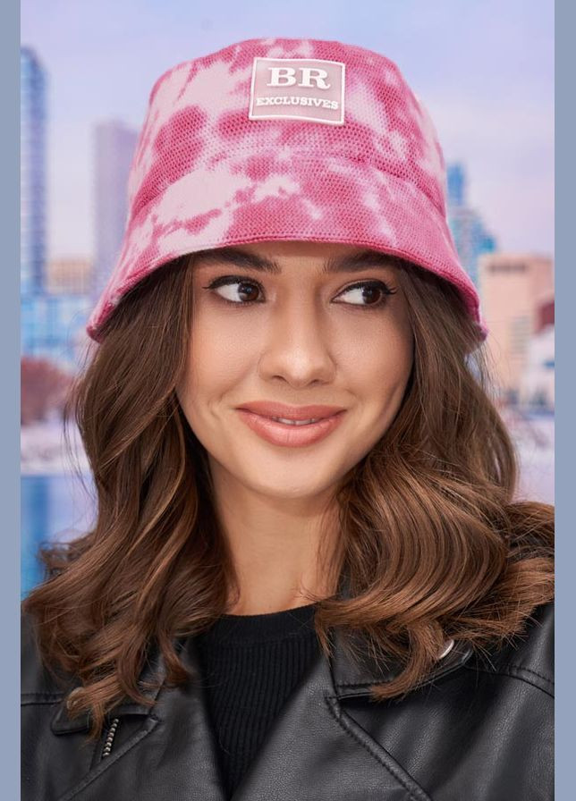 Стильная теплая панама тай-дай Braxton (323170523)