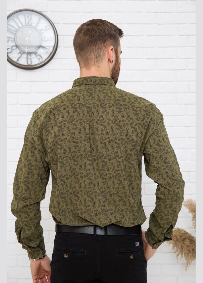 Сорочка чоловіча хакі натуральна бавовна (sku_AG-0010763) No Brand (323041239)