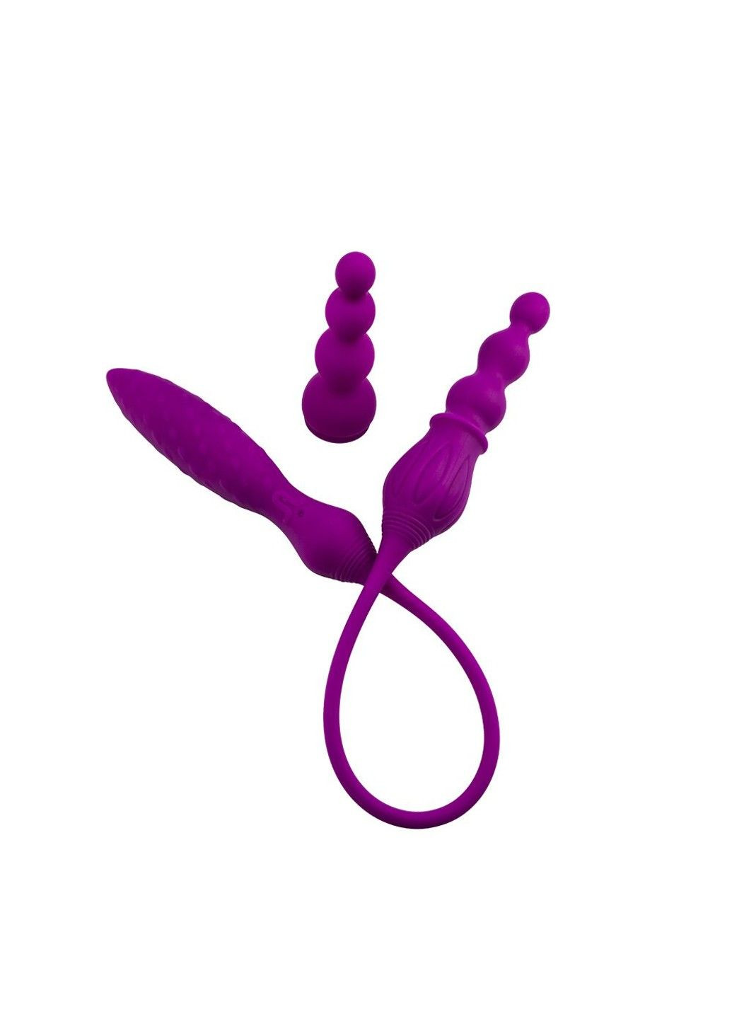 Вибратор двухсторонний AD 2X с пультом LRS вибромассажер для двоих Adrien Lastic (298349581)