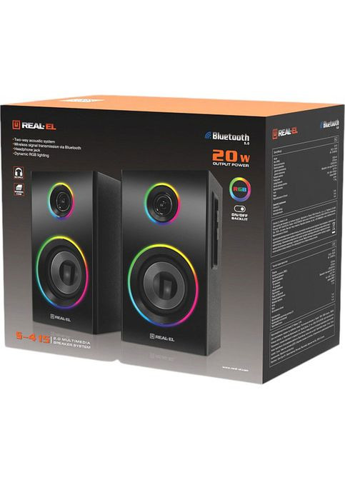 Колонки S-415 Black (EL121200017) Real-El (314898319)
