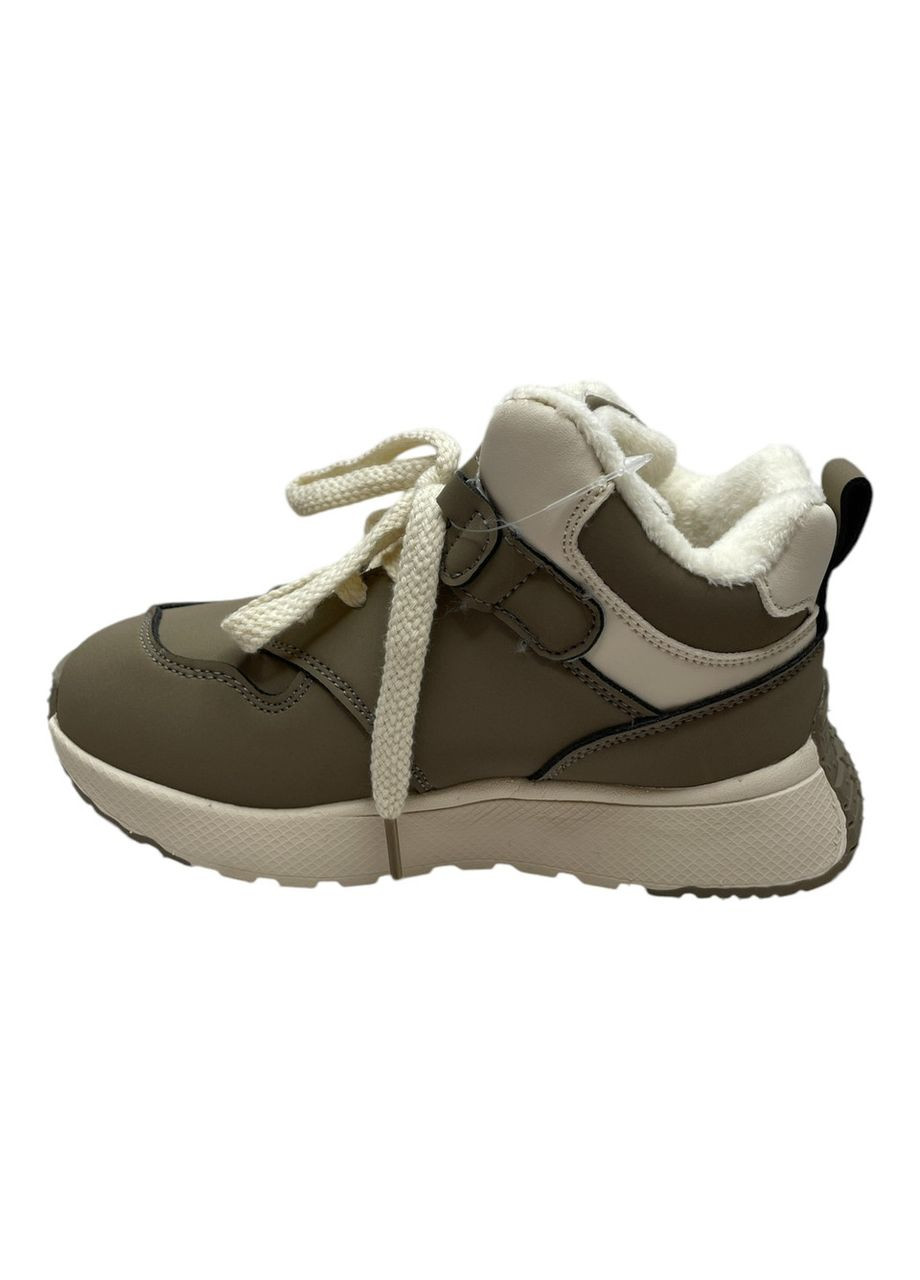 Коричневые осенние детские демисезонные ботинки на девочку коричневые Jong Golf