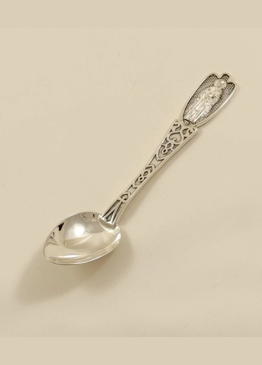 Серебряная детская ложка "Николай Чудотворец" 925 проба 19,65 гр. (Арт.Николай 6) No Brand Ложка (341319956)