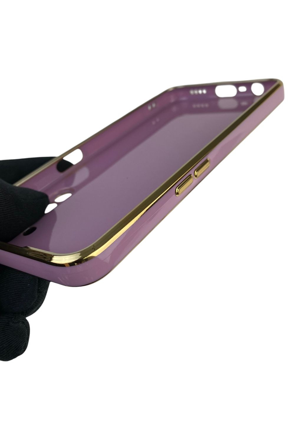 Чехол для 6s с защитой камеры с золотой окантовкой на реалми 6с черничный gs1 Realme (366235852)