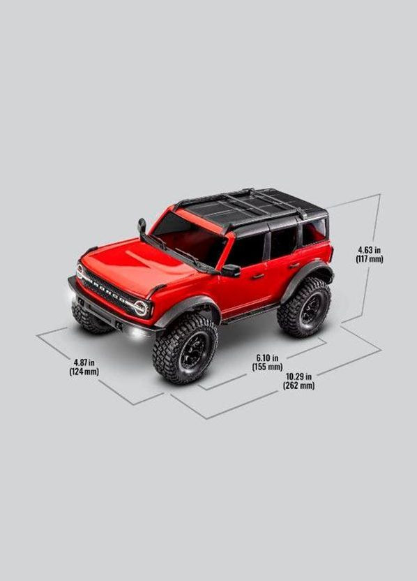 Радиоуправляемая машина TRX-4M Bronco 1/18 RTR Ford Bronco (White) Traxxas (338597957)