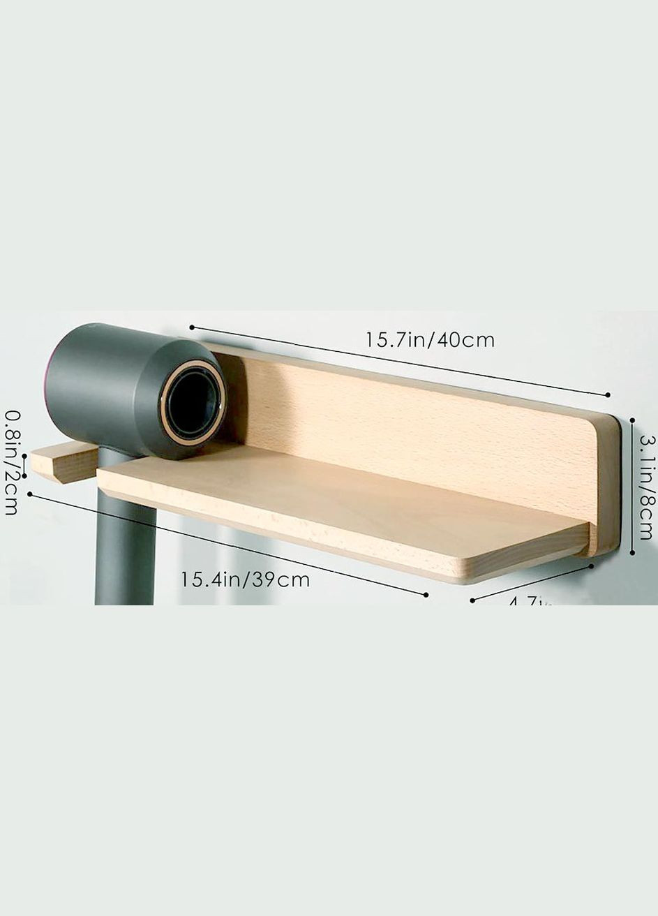 Органайзер для фенов и расчёсок из дерева Волека бланже (РФО-003701) No Brand (328293489)