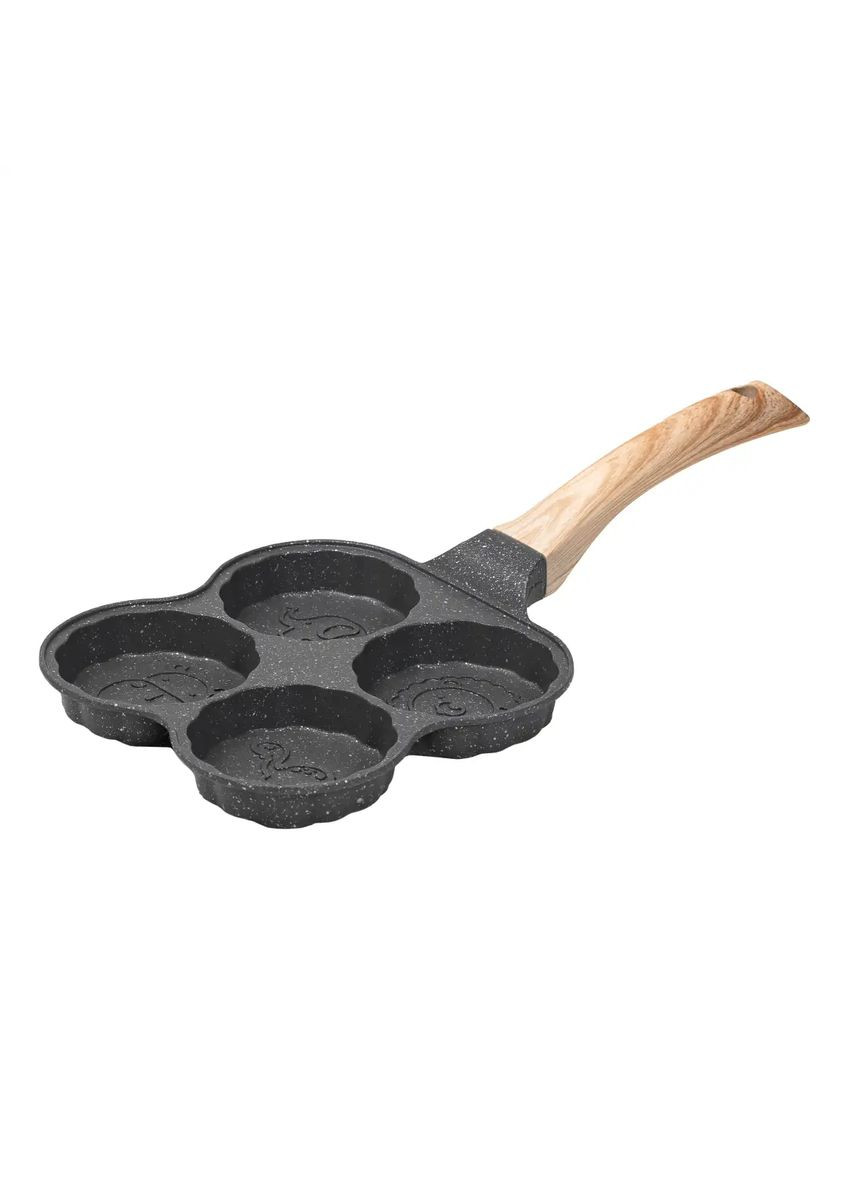 Сковорода для панкейків з антипригарним покриттям 19.5*19.5*2.5 см, сірий Breakfast (322288141)