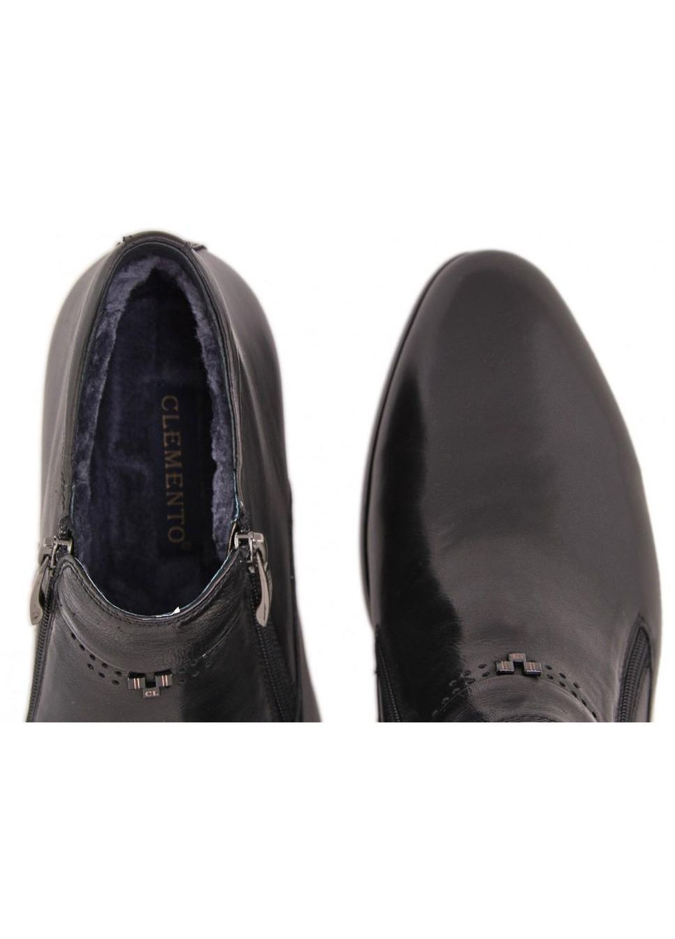 Черные зимние ботинки 7154608 цвет черный Clemento