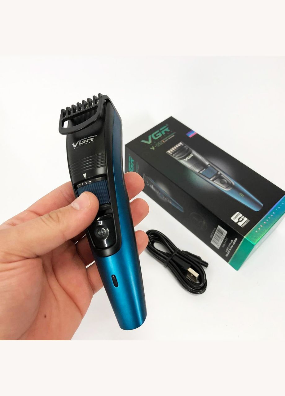 Професійна окантовочна машинка для стрижки волосся, Тример для стрижки LU-205 бороди акумуляторний VGR V-052 (315438077)