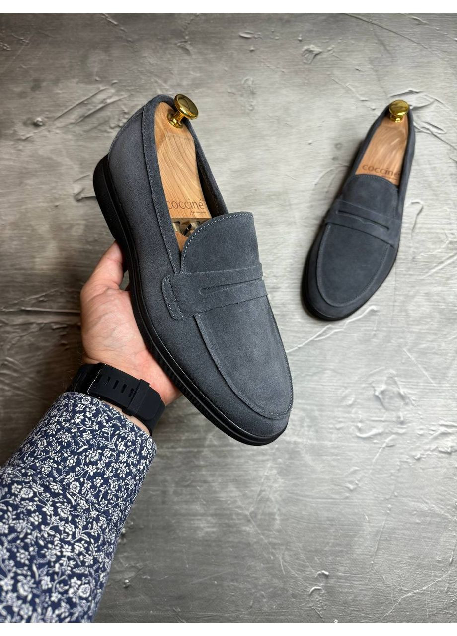 Туфлі Лофери з натуральної замші,всередині шкіра Україна (349329547)