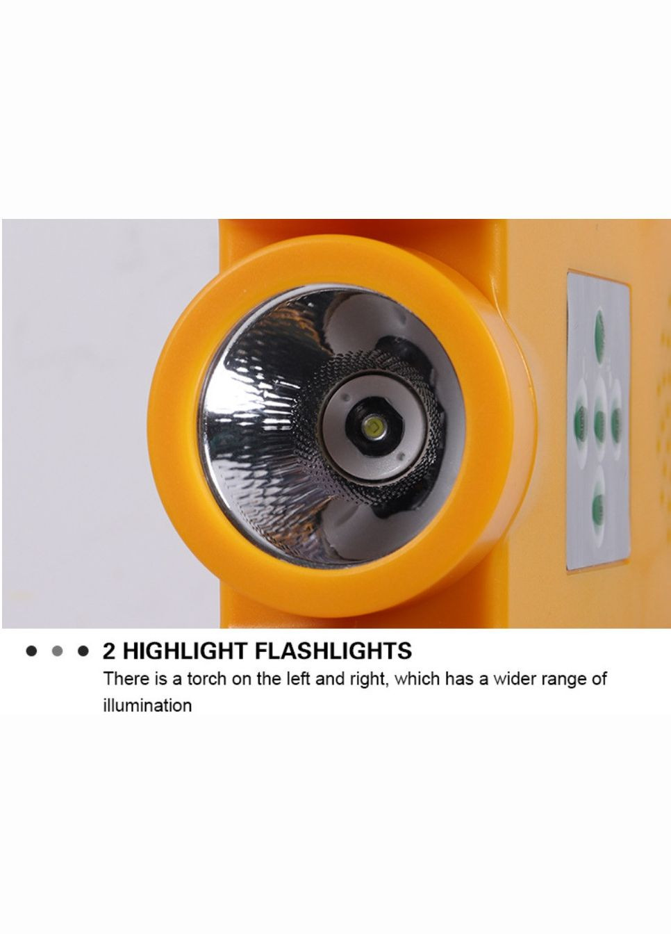 Прожектор акумуляторний портативний із сонячною панеллю, 100 W, 3.7 V, 5000 mAh, ST-DBS01 VHG (334305193)