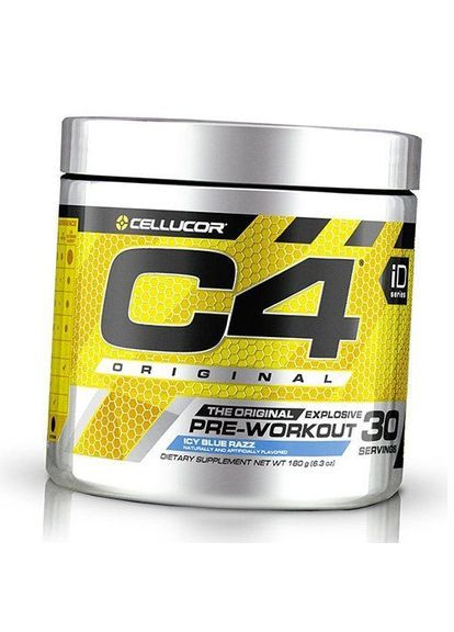 Предтреник з кофеїном, C4 Original, 195г Синя ягода (11136001) Cellucor (322730610)