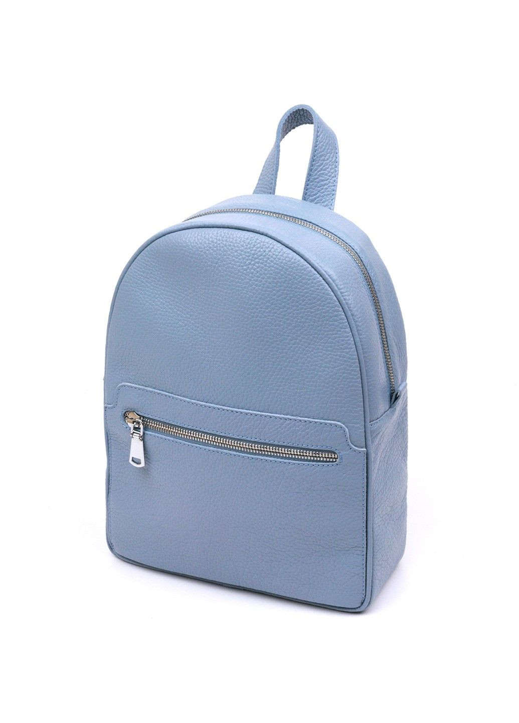 Кожаный женский рюкзак из натуральной кожи 16303 Голубой Shvigel (292849824)