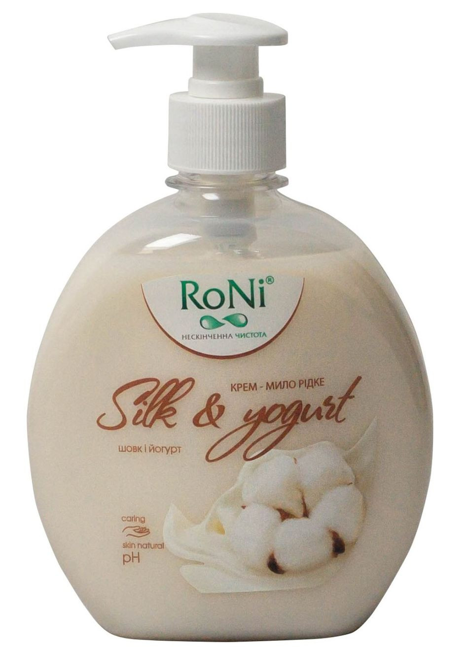Крем мыло TM Silk&Yogurt (с глицерином) пет-банка 450 гр. RoNi (361056220)