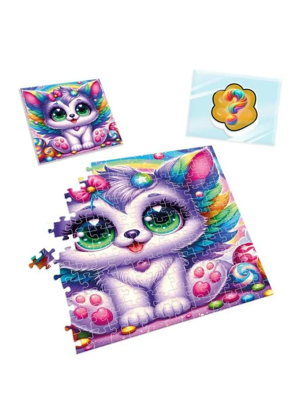 Детские пазлы с сюрпризом "Котенок с крыльями" VT8030-11, 180 деталей Vladi toys (374634653)