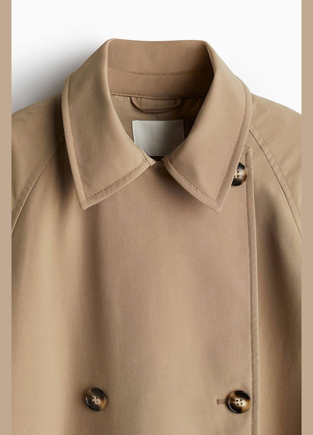 Бежева демісезонна тренч H&M