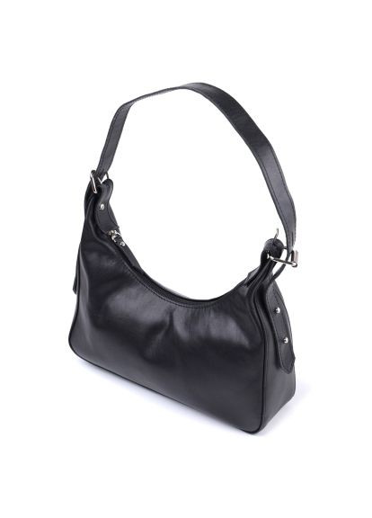 Сумка (22834) Shvigel З натуральної шкіри Чорна (364661059)