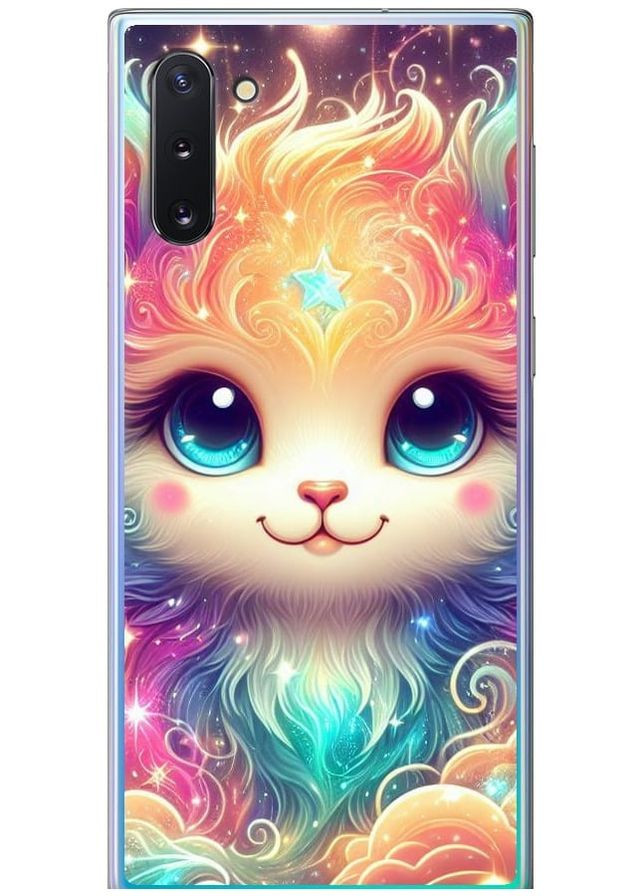 Силиконовый чехол 'Сказочный котенок' для Endorphone Samsung Galaxy Note 10 (275461305)