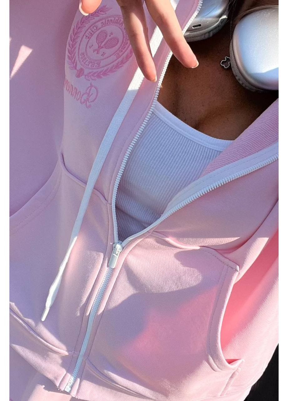 Женский спортивный костюм худые на молнии и широкие брюки. MonCher (348432438)