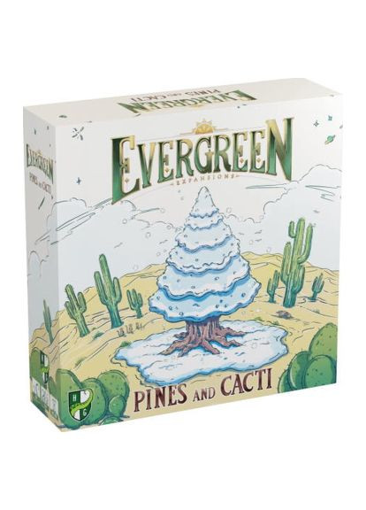 Настільна гра Games 7 Days Evergreen: сосни та кактуси (Evergreen: Pines and Cacti) (англ.) + QR-код на укр. правила (HG171) Games7Days Evergreen сосни та кактуси (Evergreen Pines and Ca (367830442)