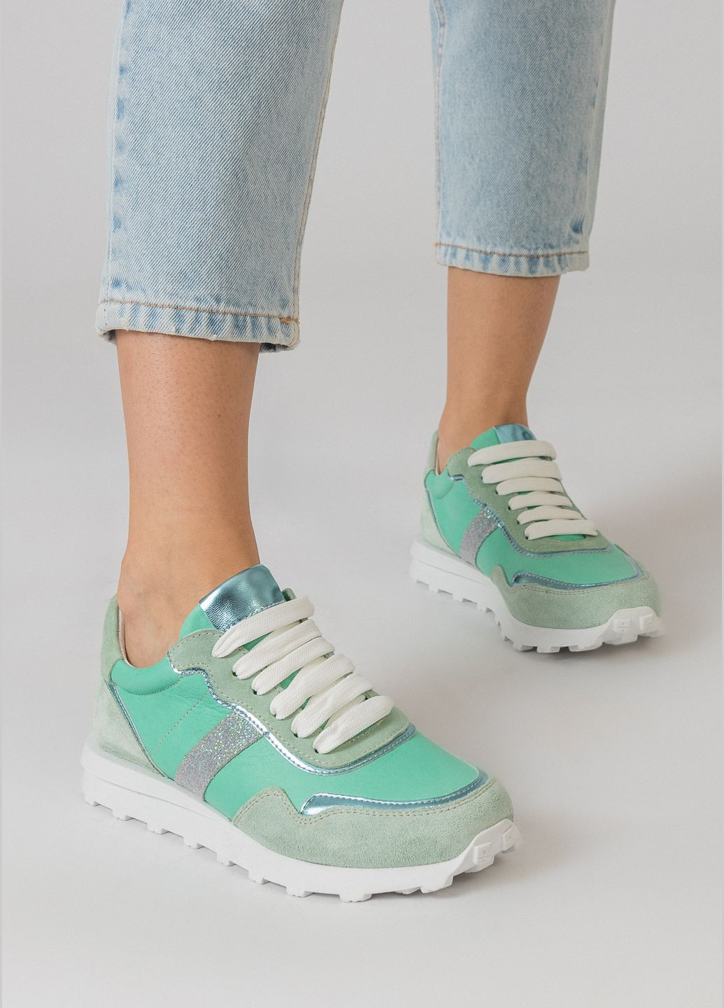 Кроссовки (1023ТZ) Estile зелёные (328915000)