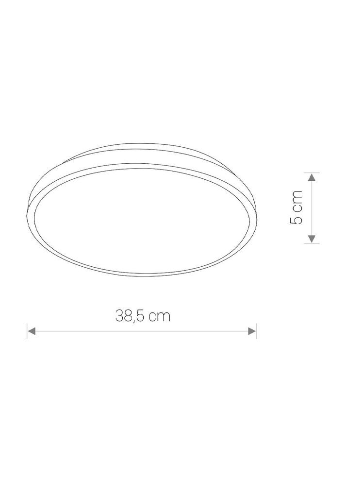 Потолочный светильник 10972 Agnes Round Pro Led 1x22W 4000K 1300Lm IP44 Черный (10972) Nowodvorski (318524588)