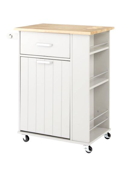 Тумба для мусорного ведра из дерева Баянхо зефир (ТМВ-000720) No Brand (327846282)