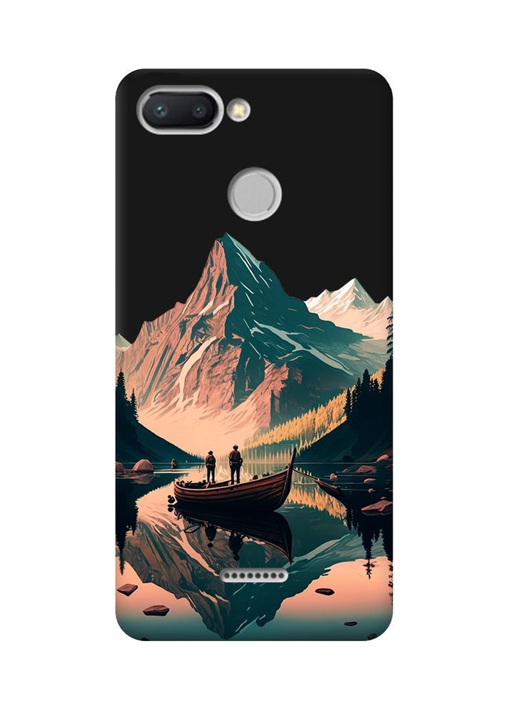 Матовый чехол на Xiaomi Redmi 6:: Лодка. Пейзаж (принт 246) Creative (359496368)